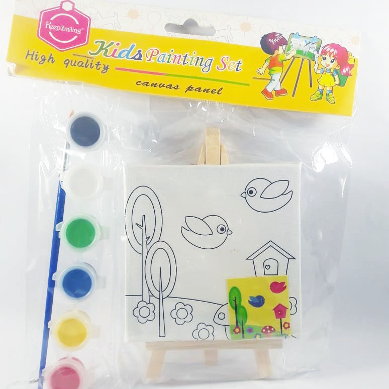 Keep Smiling 1010DIY Kids Canvas Painting Set